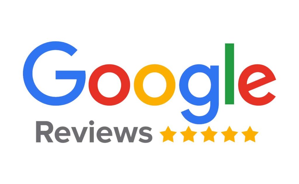 a photo showing the Google Review Logo
