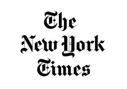 a photo showing the New York Times Logo