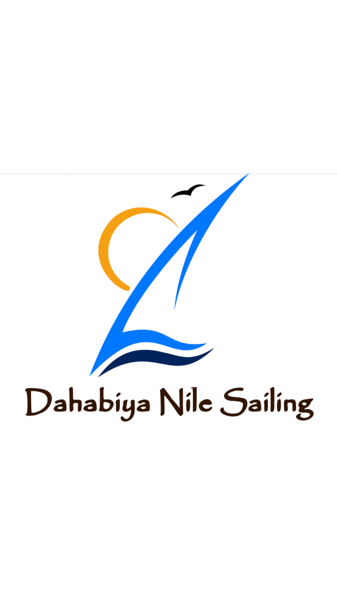 a photo showing the Dahabiya Nile Sailing Logo