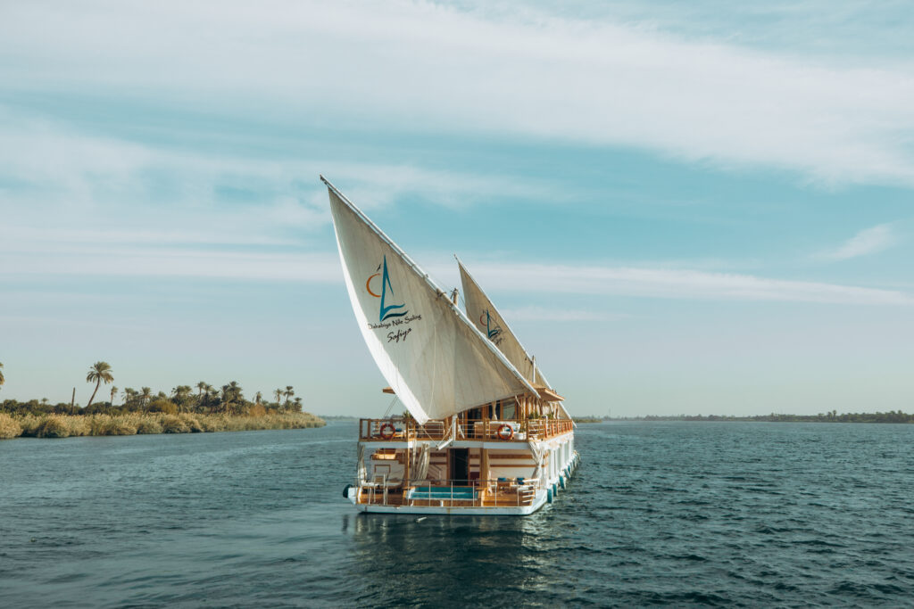 Dahabiya Sailing in Aswan